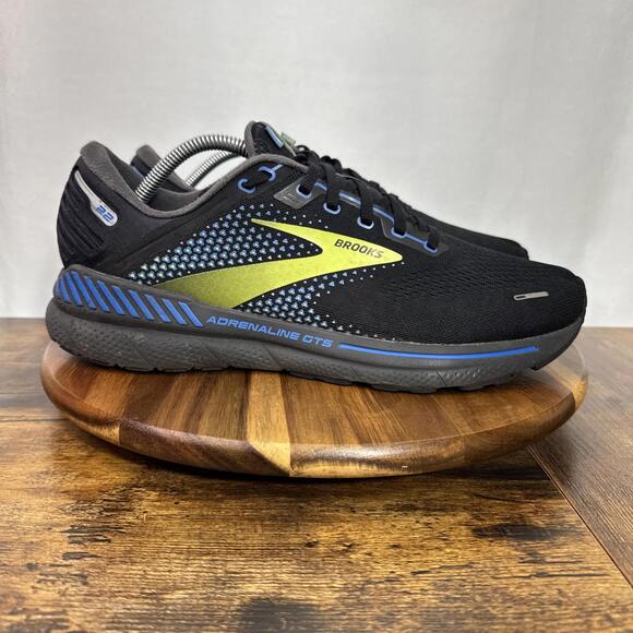 Brooks Adrenaline GTS 22 Running Shoes Men’s Sz 11 Black Athletic Road Trainers - Picture 1 of 7